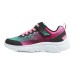 Skechers Slip Resistant Cushioning Abrasion Resistant Low Top Kids' Running Shoes Black Purple Kids' 28.5