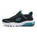 Skechers Hands Free Slip-Ins Anti-Slip Wear-Resistant Kids Lifestyle Shoes Black Blue Kids' Black Blue, 35