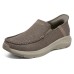 Skechers Slip Ins Durable Cushioning Support Low-Top Casual Shoes Men's Brown Коричневый, 43