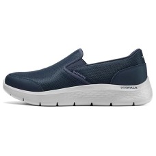 Skechers Slip-Resistant Low-Top Casual Shoes Men's Blue Gray Голубой, 43.5