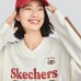 Skechers Sweatshirt Unisex Ecru XS