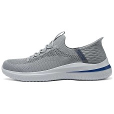 Skechers SKECHERS MENS USA Anti-Slip Wear-Resistant Low-Top Casual Shoes Men's Gray Серый, 40