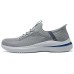 Skechers SKECHERS MENS USA Anti-Slip Wear-Resistant Low-Top Casual Shoes Men's Gray Серый, 40