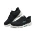 Skechers Go Walk 6 Cushioning, Slip Resistant, And Abrasion Resistant Low Top Casual Running Shoes Women's Black Черный, 35