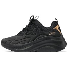 Skechers Sport Soft Shoes Slip-Resistant Breathable Lightweight Cushioning Low-Top Casual Shoes Women's Black Черный, 37