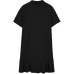 Skechers Short-Sleeved Dresses Women's Carbon Black Carbon Black 0018, L