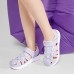 Skechers Slip Resistant, Abrasion Resistant, Breathable Children's Sandals Purple Pink Teenagers 27.5