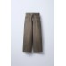 Джинсы wide leg с эффектом потертости ZARA Серый, 9-10 лет (140 см)