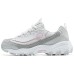 Skechers DLITES Breathable Support Low-Top Casual Running Shoes Women's Gray Pink light gray/pink, 36