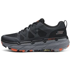 Skechers Anti-Slip Wear-Resistant Low-Top Trail Running Running Shoes Men's Black Gray Orange Черный, 42