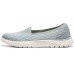 Skechers On-The-GO Fle Non-slip Lightweight Low-Top Sports Casual Shoes Women's Blue White 36.5