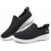 Skechers Cushioning Anti-Slip Wear-Resistant Breathable Lightweight Rebound Low-Top Casual Shoes Men's Black White Черно-белый, 40