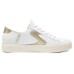 Skechers Court Classics Breathable Low Top Skateboard Shoes Women's White Gold Бело-золотистый, 36.5