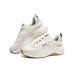 Skechers D'lites Wave Sneakers 'Beige White Blue' Women's 37.5