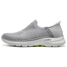 Skechers Go Walk 6 'Grey Yellow' 43.5