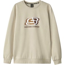 Skechers Sports Life Collection Sweatshirt Unisex Light Brown Коричневый, XS