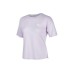 Skechers Drop Shoulder Sleeve T Shirt Women's Light Snow Cyan Light Snow Blue/00EW, M