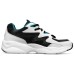 Skechers D'Lites Airy Low Top Running Shoes White/Black/Green Women's 35.5