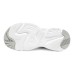 Skechers Slip Resistant Cushioning Abrasion Resistant Breathable Kids Lifestyle Shoes White Gray Teenagers 27.5
