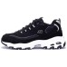 Skechers D Lites 1.0 Low Top Running Shoes Black Women's 35.5