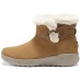 Skechers ON THE GO Warm Slip-Resistant Short Snow Boots Women's Chestnut Коричневый, 38.5