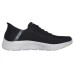 Skechers Slip Ins Slip-Resistant Low-Top Running Shoes Men's Black Gray Black Gray, 40