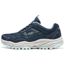 Skechers OUTDOOR Slip-Resistant Breathable Low-Top Trekking Shoes Women's Blue Синий, 37.5