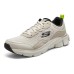Skechers Flex Comfort Drinn Slip-Resistant Cushioning Low-Top Casual Shoes Men's Beige 40