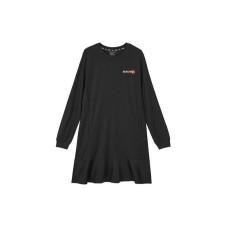 Skechers Long Sleeved Dress Women's Charcoal Black Черный, S