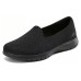 Skechers Breathable Lightweight Low-Top Casual Shoes Women's Black Черный, 38
