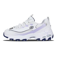 Skechers D'Lites 1.0 Chunky Sneakers Women's Low-Top Purple Белый Фиолетовый, 36