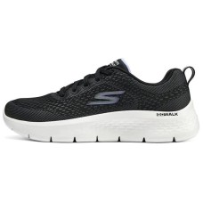 Skechers Go Walk Fle Cushioning Anti-Slip And Wear-Resistant Low-Top Casual Shoes Women's Black White Черно-белый, 35