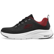 Skechers Vapor Foam Cloud Trace Anti-Slip Wear-Resistant Low-Top Casual Shoes Men's Black Red Красно-черный, 43