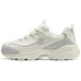 Skechers DLITES Chunky Sneakers Women's Low Top White Green Gray White green, 36.5