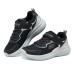 Skechers Cushioning Low-Top Kids' Running Shoes Black Silver Teenagers Черный, 32