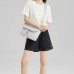 Skechers Fabric Messenger Bag Shoulder Bag Crossbody Bag Regular Unisex Moon Rock Gray Moon Rock Gray