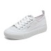 Skechers Royal Kiss Bob's Anti-Slip Wear-Resistant Low-Top Canvas Shoes Women's White 36.5