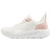Skechers Bob's Slip-Resistant Breathable Low-Top Running Shoes Women's White Orange 36