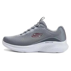 Skechers Cushioning Wear-Resistant Low-Top Casual Running Shoes Men's Gray Red серый красный, 41