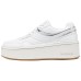 Skechers Anti-Slip Wear-Resistant Low-Top Skateboard Shoes Women's White Silver Белый, 37