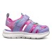 Skechers Slip-Resistant Anti-Kick Children's Sandals Purple Children Aged 3-7 Years Old Фиолетовый, 25