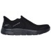 Skechers Go Walk Fle Anti Slip Wear Resistant Low Top Casual Shoes Men's Black Черный, 40