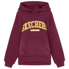 Skechers American Sweatshirt Teenagers Dujuan Red-01CE, 130