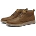 Skechers BURKETT Men's Casual Shoes Men's Dark Brown Коричневый, 41.5