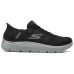 Skechers MEN'S GO WALK Anti Slip Wear Resistant Low Top Casual Shoes Men's Black Черный, 42