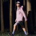 Skechers Mountain And Wild Outdoor Series Breathable Windbreaker Jacket Women's Gray Pink Gray Pink, S