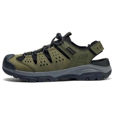 Skechers Slip-Resistant Breathable River Trekking Shoes Men's Olive Green Зеленый, 43