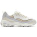 Skechers D'LITES 1.0 Cushioning Wear-Resistant Low-Top Casual Shoes Women's White Gray White gray, 36.5