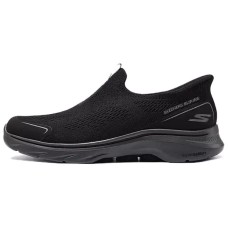 Skechers WOMEN'S GO WALK Anti-Slip And Wear-Resistant Breathable Low-Top Casual Shoes Men's Black Черный, 43.5