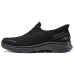 Skechers WOMEN'S GO WALK Anti-Slip And Wear-Resistant Breathable Low-Top Casual Shoes Men's Black Черный, 43.5
